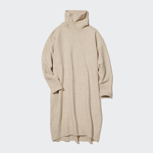 Souffle Yarn Turtleneck Dress UNIQLO US
