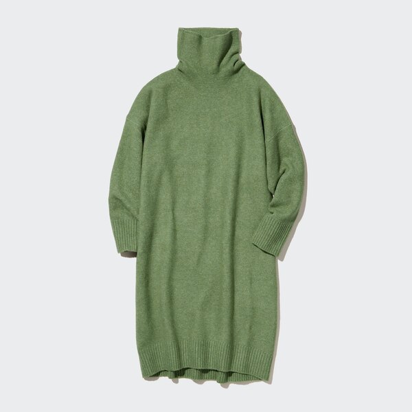 Souffle Yarn Turtleneck Dress UNIQLO US