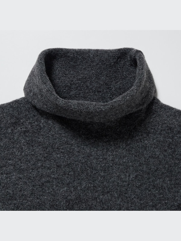 Souffle Yarn Turtleneck Dress