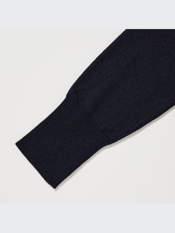 Merino Blend Polo Neck Long Sleeved Dress