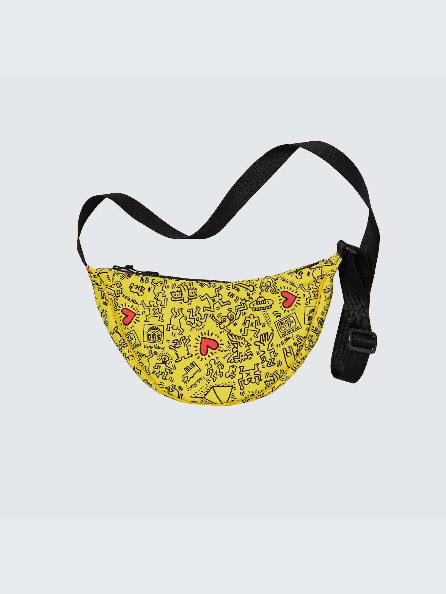 【THEAIRTOWN】 kit mini shoulder bag Keith Haring Round Mini Shoulder Bag | UNIQLO US