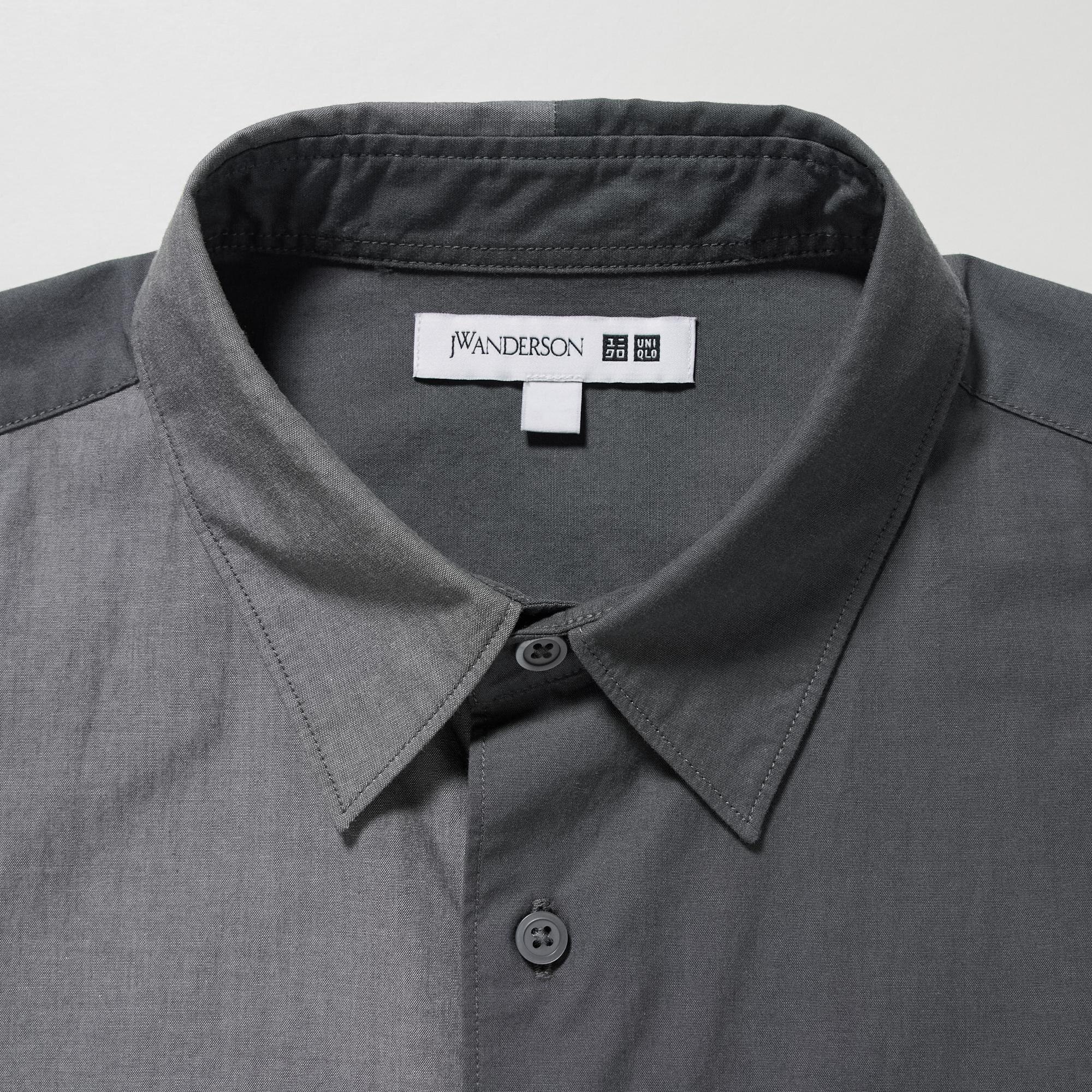 JW ANDERSON CHAMBRAY OVERSIZED SHORT SLEEVE SHIRT