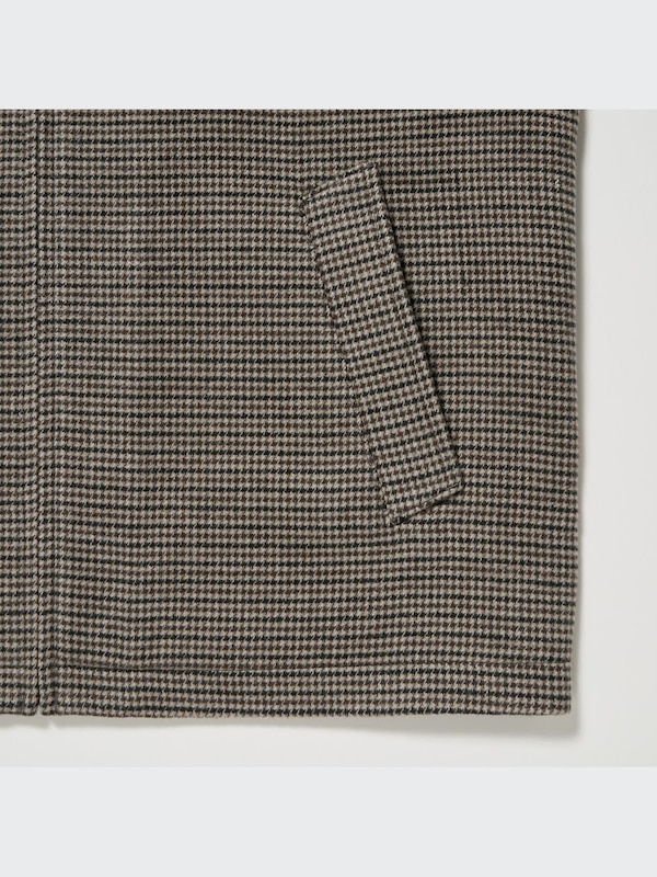 Single Collar Short Blouson (Houndstooth)