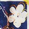 Andy Warhol Flowers Collection UT Bedruckte Kurzarm Bluse mit offenem Kragen