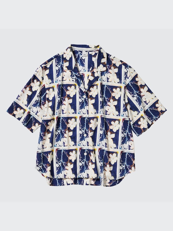 Chemise Manches Courtes Graphique UT Andy Warhol Flowers