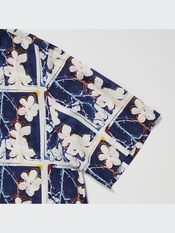 Chemise Manches Courtes Graphique UT Andy Warhol Flowers