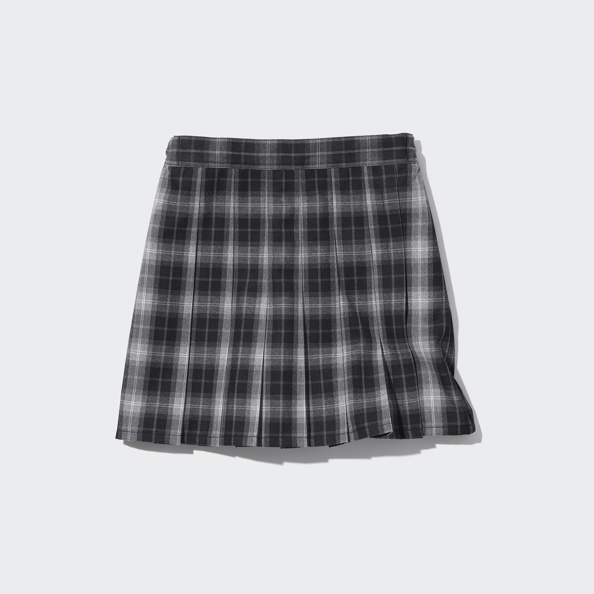 Checked Pleated Mini Skort | UNIQLO US