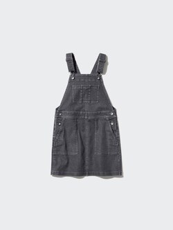 Denim Dress Black Overall Skirt Review Street Style Black Denim
