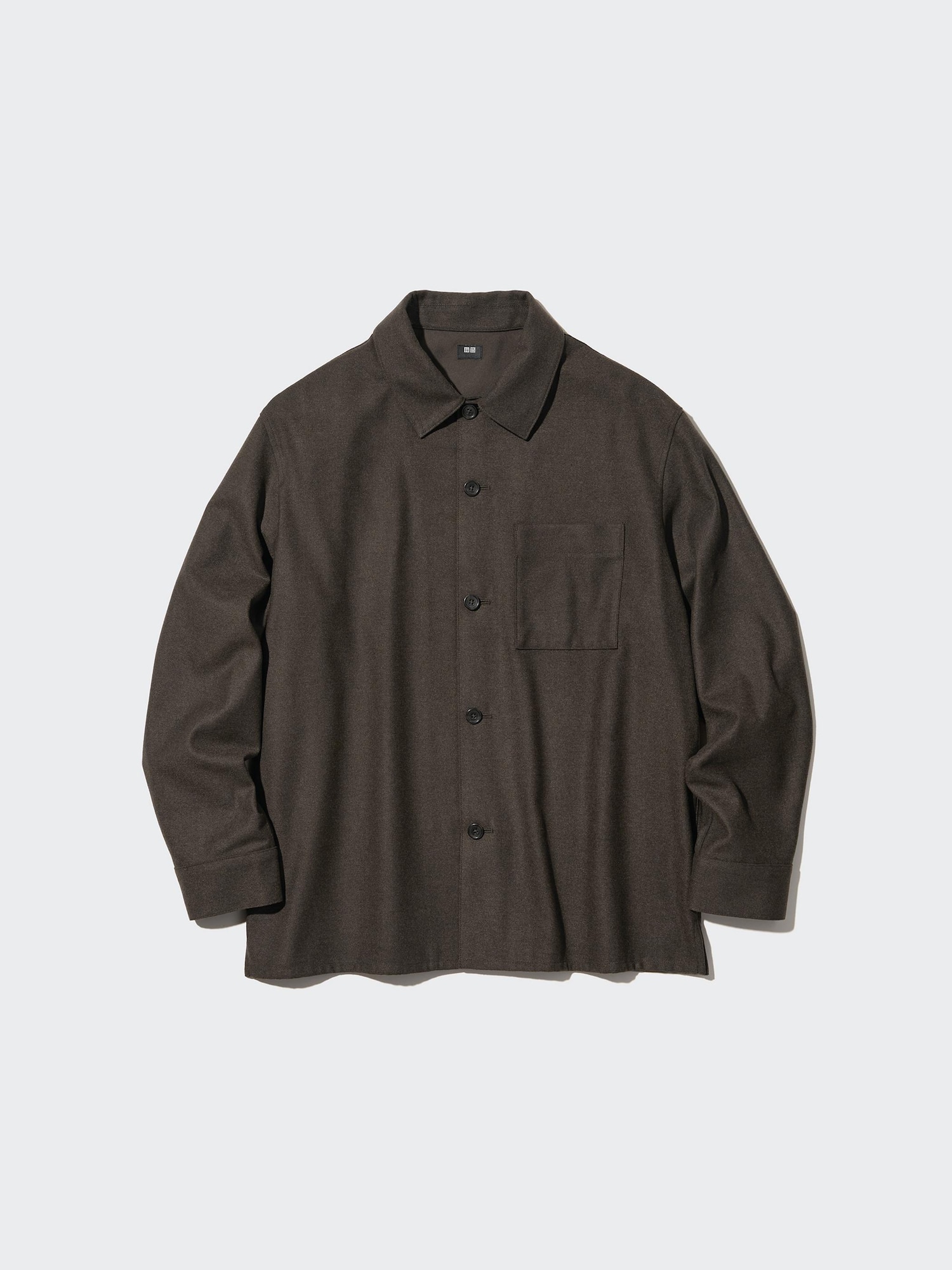 Brushed Twill Overshirt | UNIQLO US