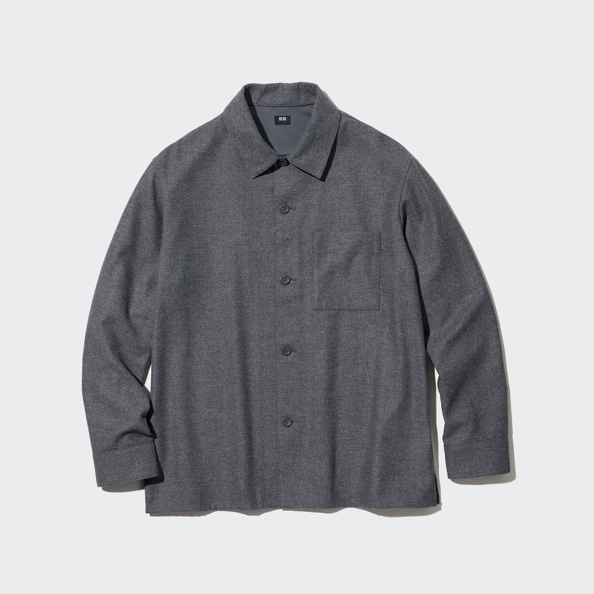 BRUSHED TWILL LONG SLEEVE OVER SHIRT