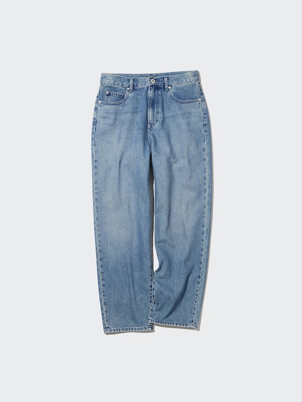 Wide Leg Tapered Jeans