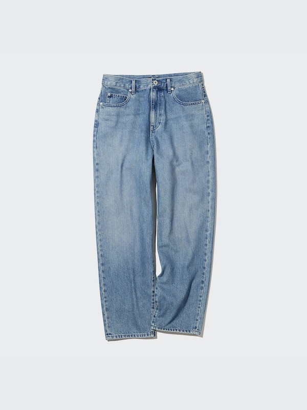 Wide Leg Tapered Jeans