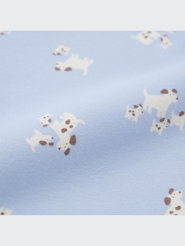 Joy of Print Long-Sleeve Bodysuit (Dog)