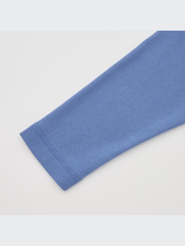Cotton Crew Neck Long-Sleeve T-Shirt