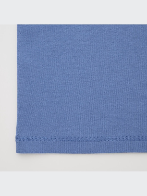 Cotton Crew Neck Long-Sleeve T-Shirt