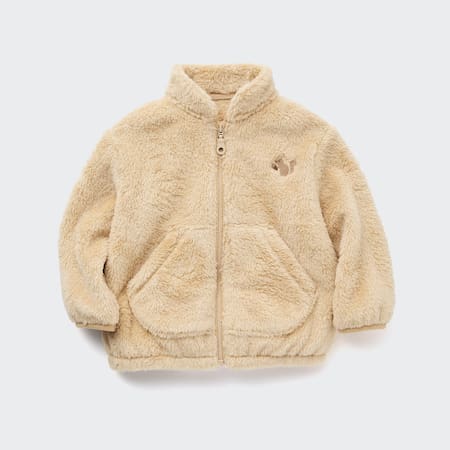 Toddler Fluffy Fleece Zipped Jacket