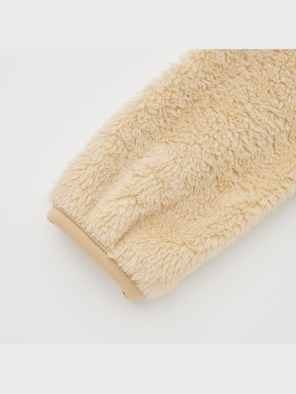 Fluffy Yarn Fleece Long-Sleeve Full-Zip Jacket (Embroidered)