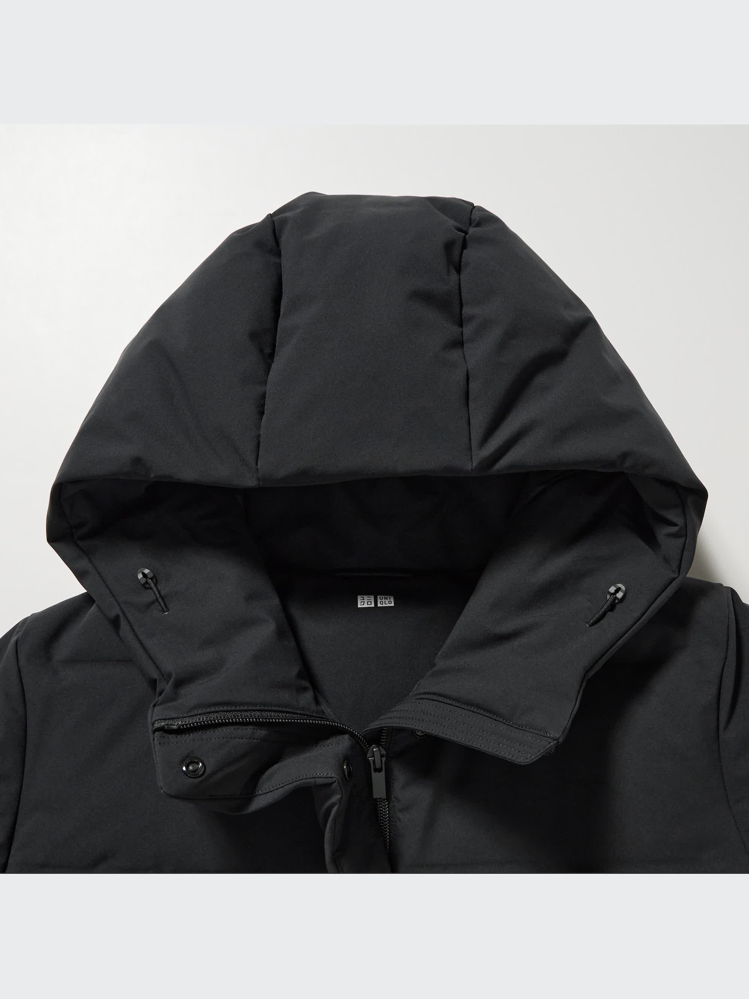 Uniqlo Hybrid Down sold Short Coat Black