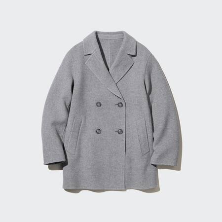 Wool Blend Short Coat