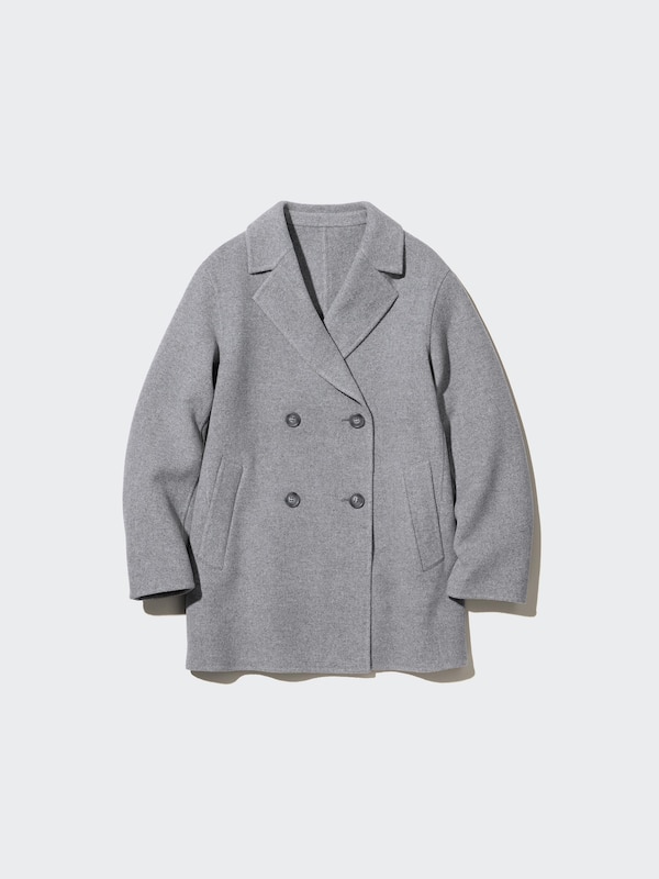 Wool Blend Short Coat