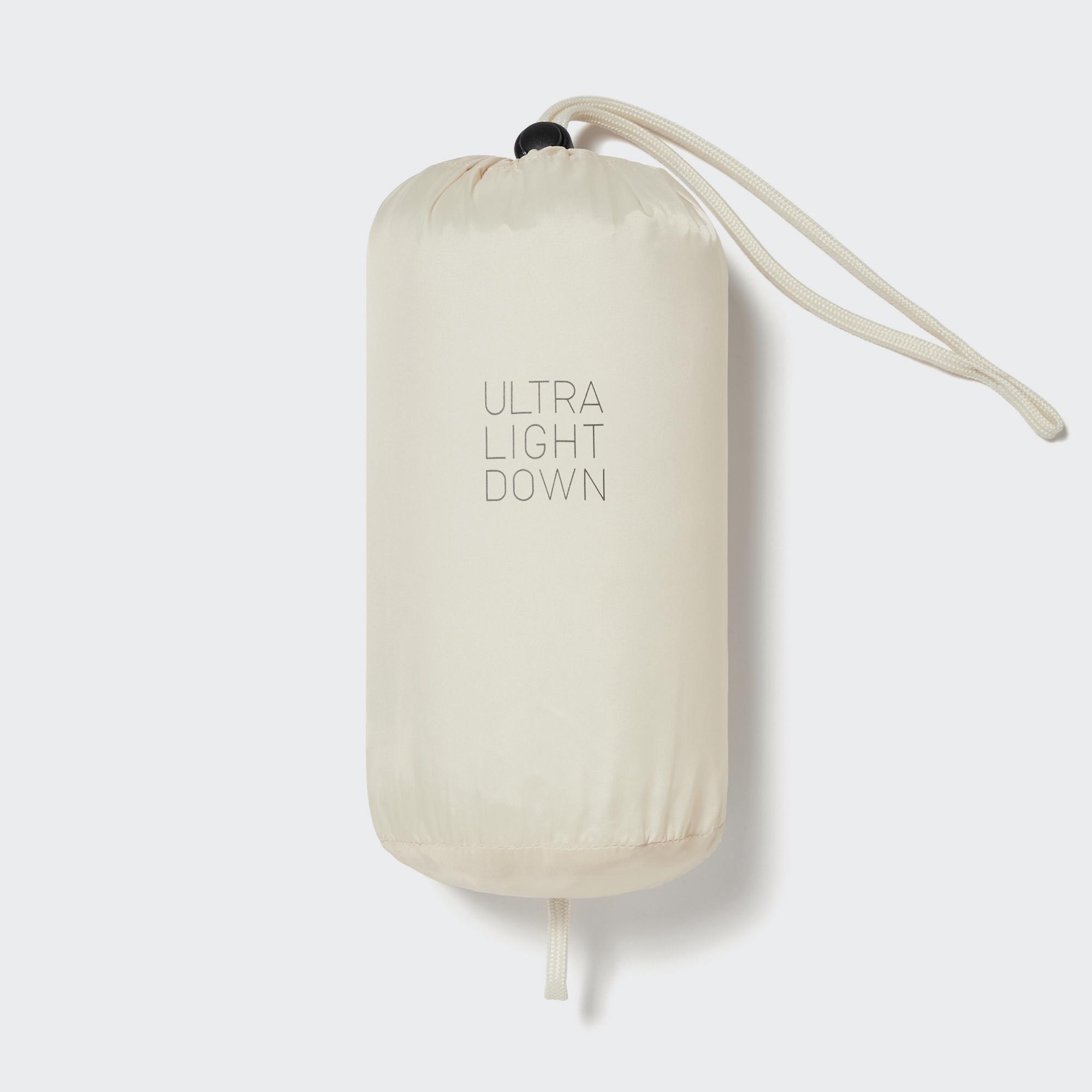 Ultra light down store jacket in a bag