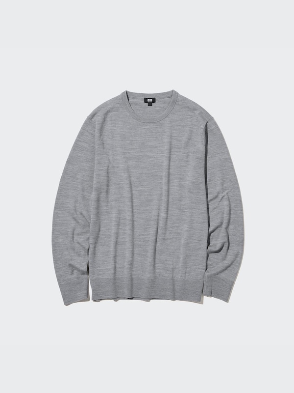 Pull 100% Laine Mérinos Extra Fine à Col Rond