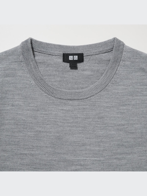 Pull 100% Laine Mérinos Extra Fine à Col Rond