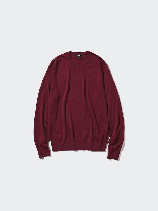 Merinowolle Pullover (Rundhals)