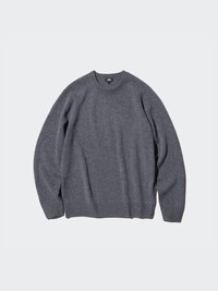 100% Premium Lambswool Long Sleeve Crew Neck Sweater