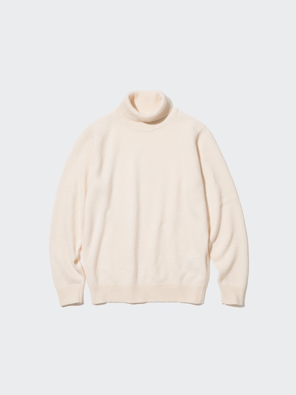Pull à Col Roulé en Laine Premium