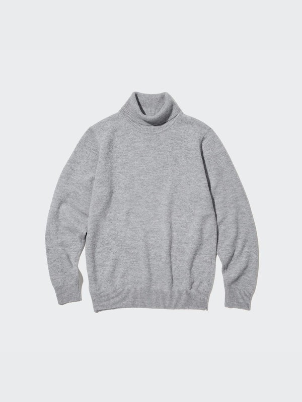 Pull à Col Roulé en Laine Premium