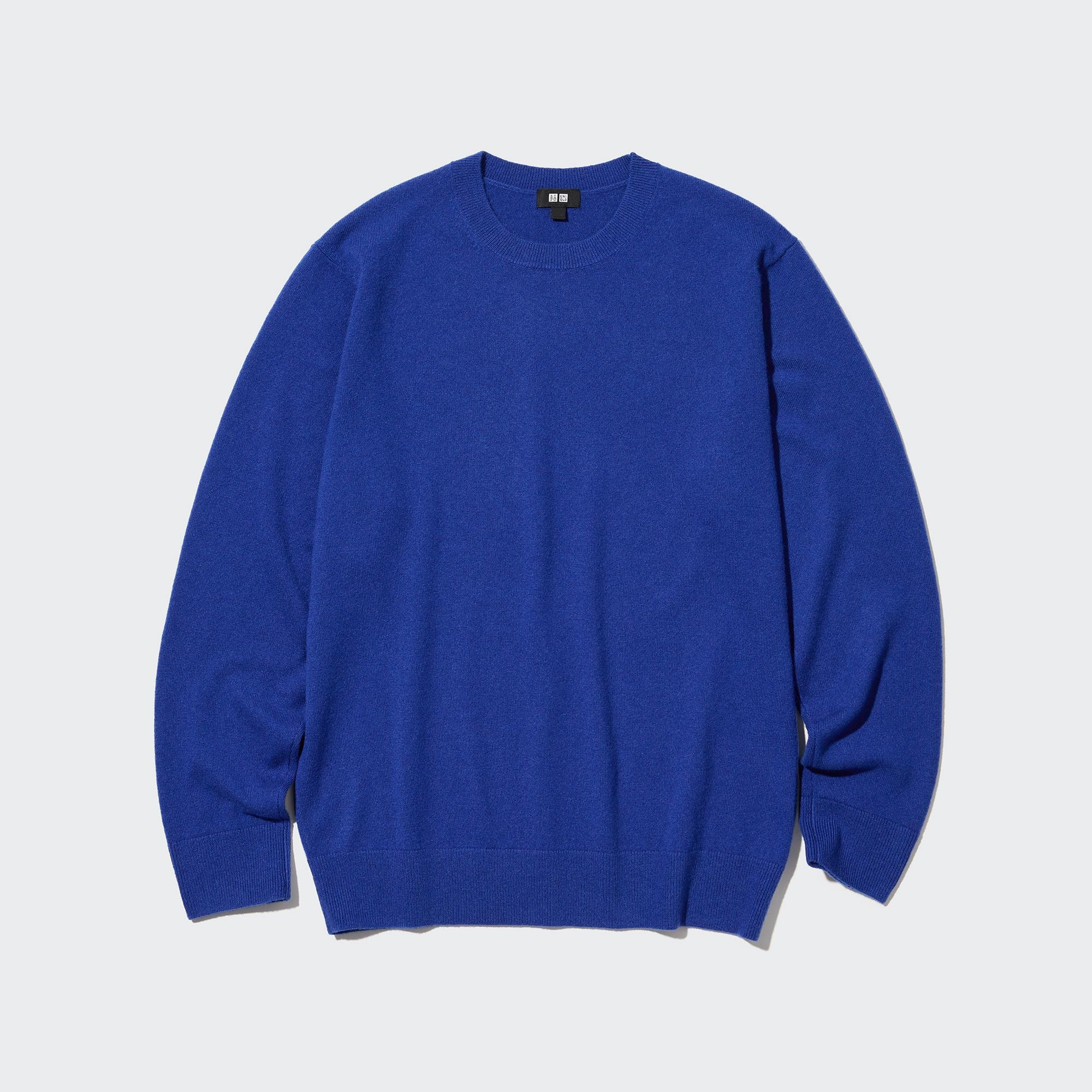 Cashmere Crew Neck Long-Sleeve Sweater