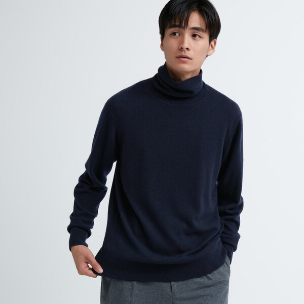 Cashmere Turtleneck Long-Sleeve Sweater | UNIQLO US