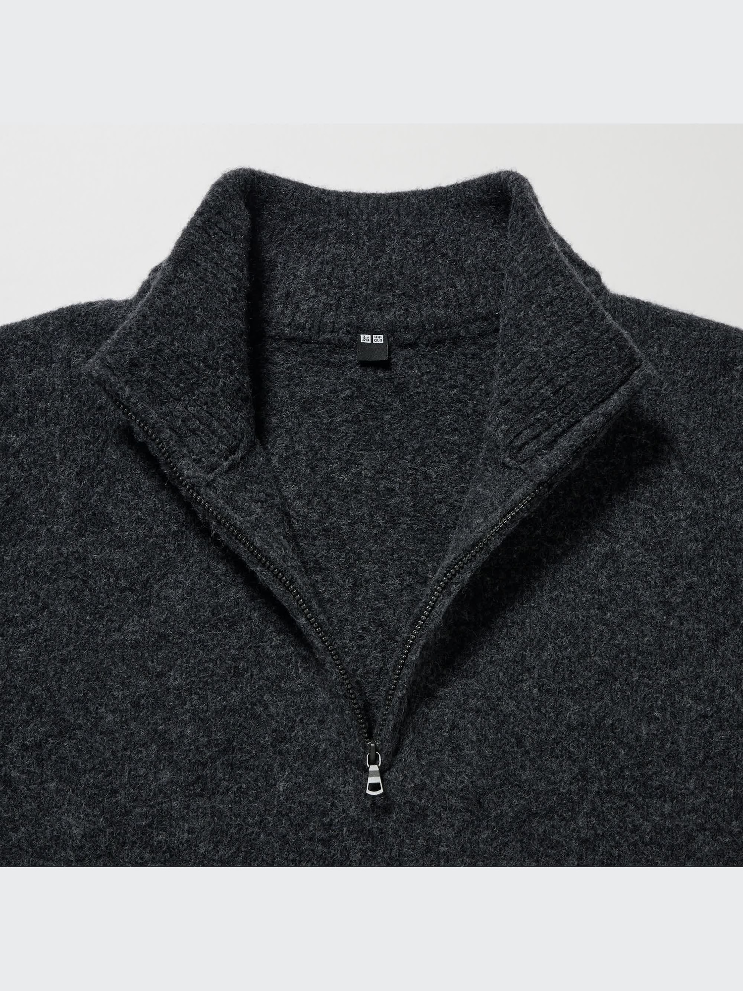 送料無料 通販 激安 Souffle Yarn US UNIQLO | Sweater Long-Sleeve Half-Zip ジャケット・アウター