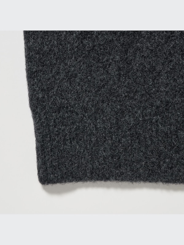 Souffle Yarn Half-Zip Long-Sleeve Sweater