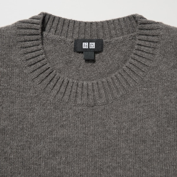Premium Lambswool Crew Neck Sweater (Argyle) | UNIQLO US