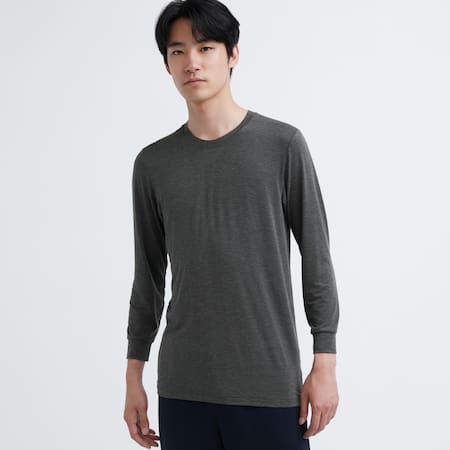 HEATTECH Crew Neck Long Sleeved Thermal Top
