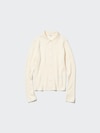 Merino Ribbed Polo Cardigan