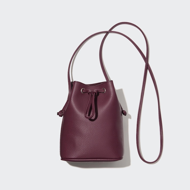 Letter Detail Bucket Bag, Fashion Top Handle Purse, Stylish Faux