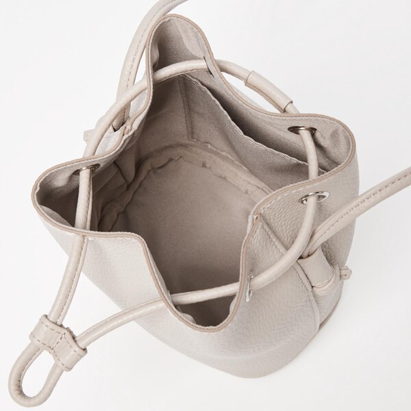 FauxLeather Drawstring Mini Shoulder Bag UNIQLO US