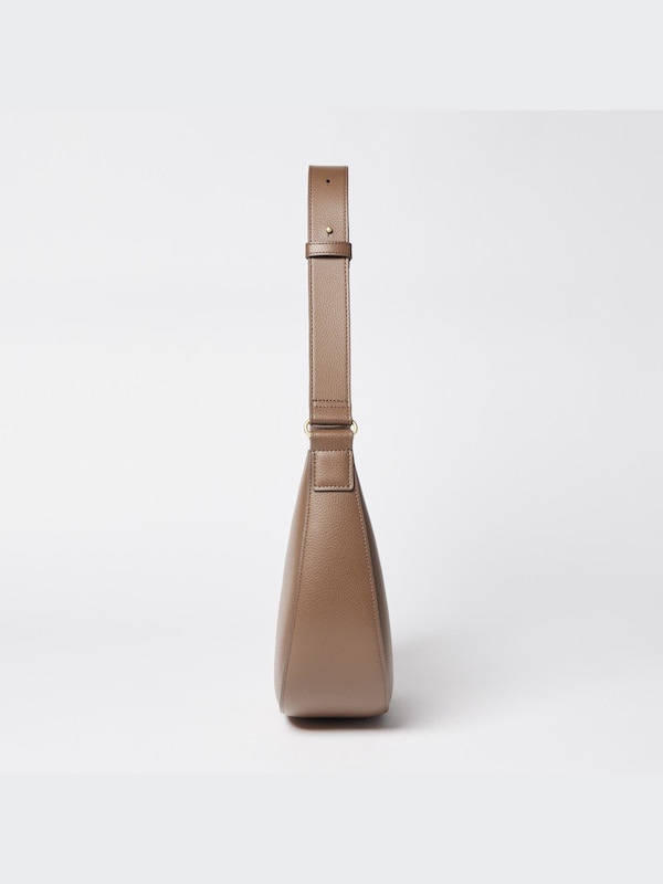 Faux-Leather One Handle Bag