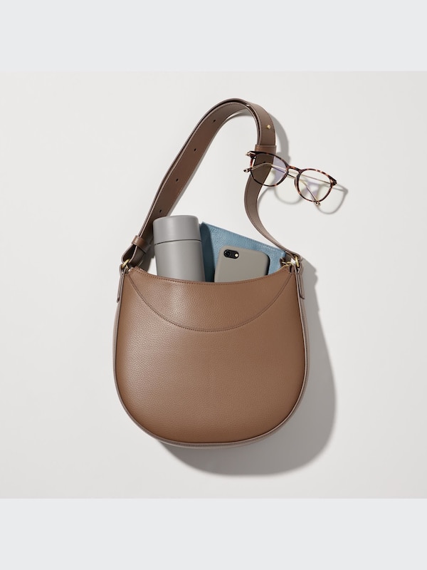 Faux-Leather One Handle Bag