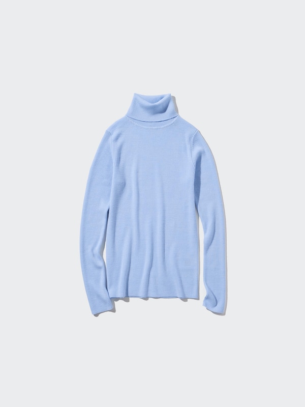 Merino Ribbed Turtleneck Jumper