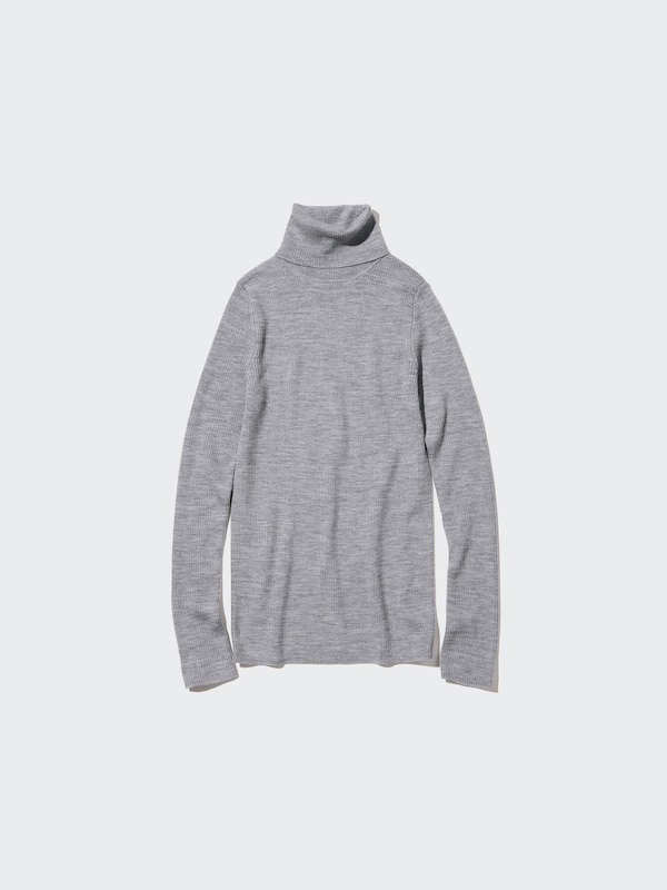 Merino Ribbed Turtleneck Jumper