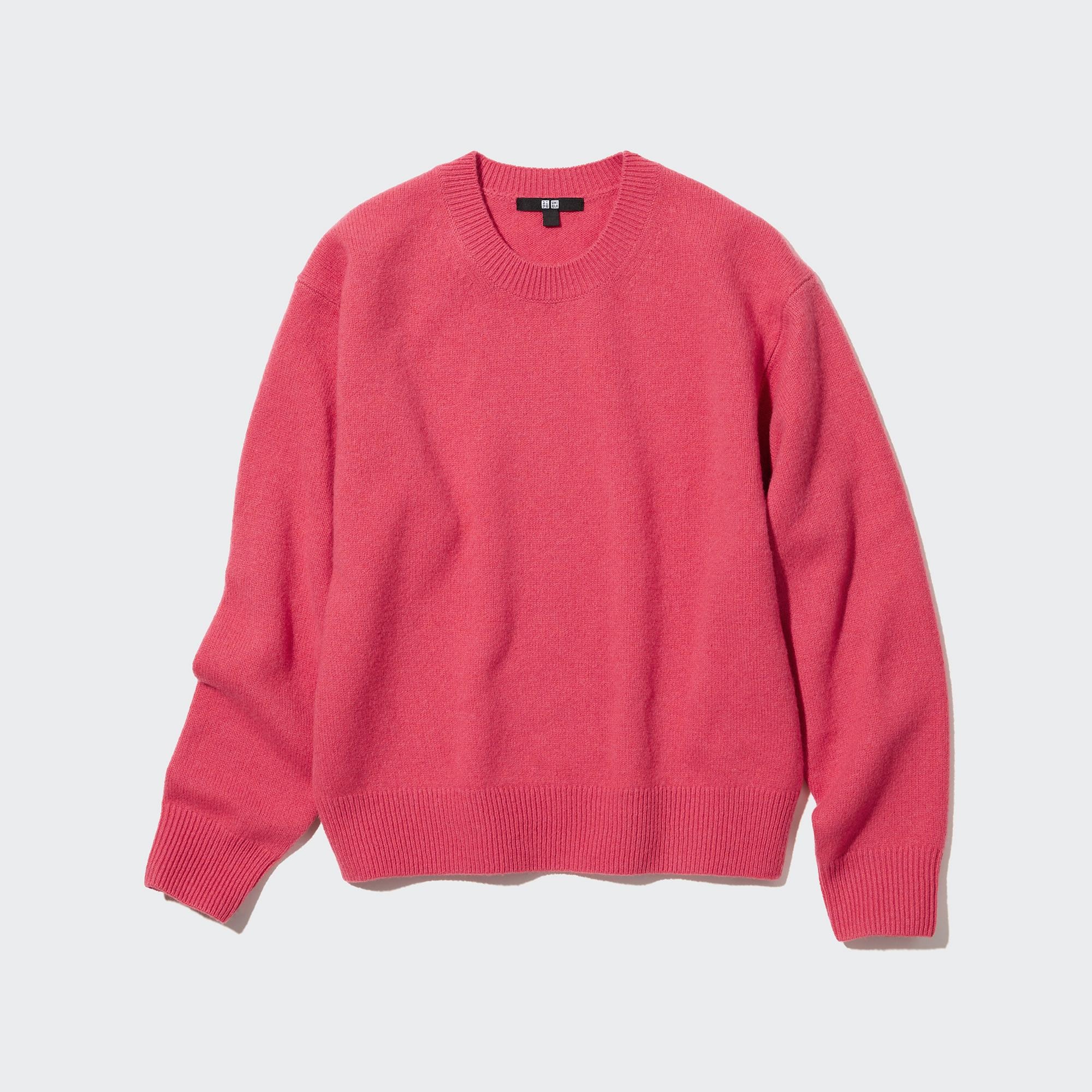 Pink lambswool clearance jumper