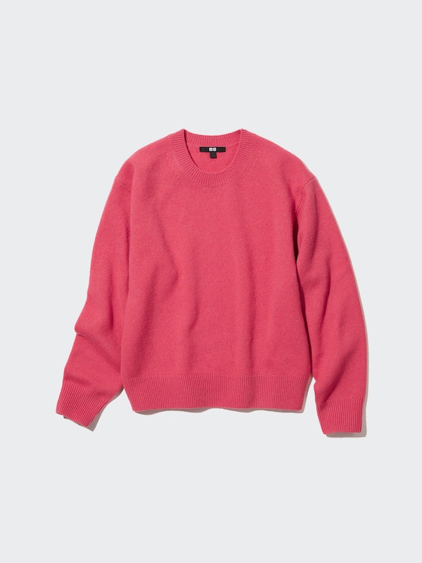 PREMIUM LAMBSWOOL LONG SLEEVE CREW NECK SWEATER