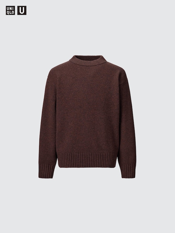 PREMIUM LAMBSWOOL LOW GAUGE CREW NECK SWEATER