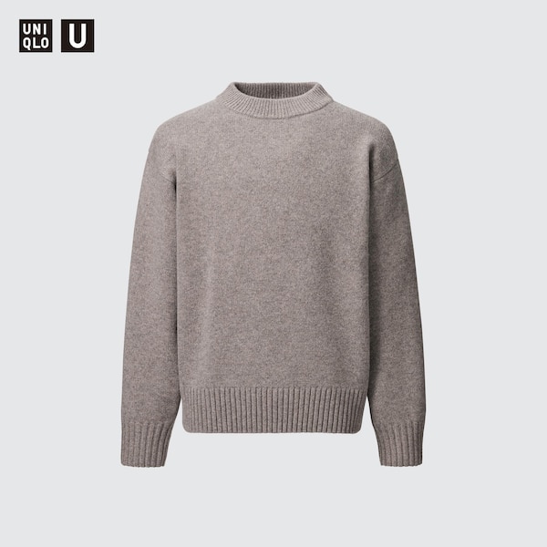 Premium Lambswool Low Gauge Crew Neck Sweater | UNIQLO US