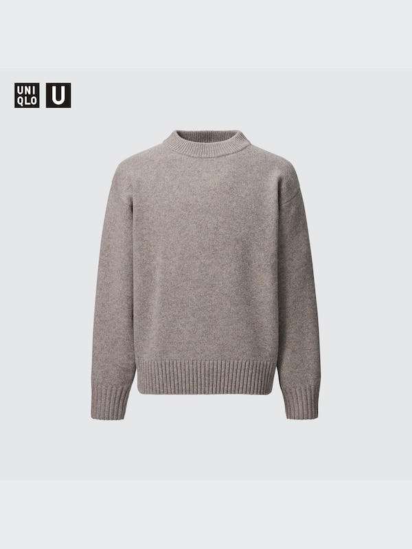 Premium Lambswool Low Gauge Crew Neck Sweater