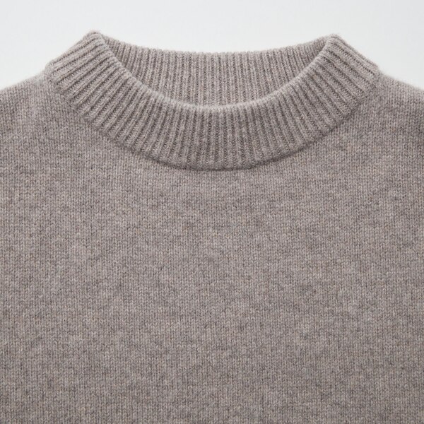 Premium Lambswool Low Gauge Crew Neck Sweater Uniqlo Us 5861